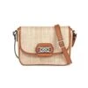 Alani Straw Flap Bag -Brighton alani straw flap bag natural luggage 0