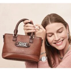 Alessa Small Satchel -Brighton alessa small satchel bourbon 3 8109145a 75a2 480b 895f 9661990ead41