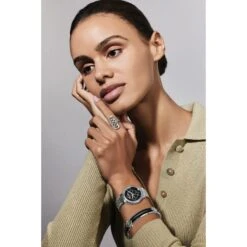 Ashbourne Watch -Brighton ashbourne watch silver black 3