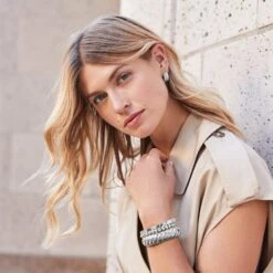 Athena Scalloped Hinged Bangle 10 Athena Scalloped Hinged Bangle -Brighton athena scalloped hinged bangle silver 3