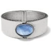 Blue Moon Hinged Bangle