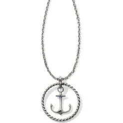 Blue Water Float Anchor Convertible Necklace
