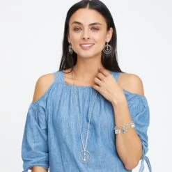 Blue Water Float Anchor Convertible Necklace 11 Blue Water Float Anchor Convertible Necklace -Brighton blue water float anchor convertible necklace silver blue 4 0e0e9d2f df7d 4da0 a244 3c9d60e27eda