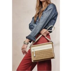 Brooklyn Straw Cross Body Organizer 14 Brooklyn Straw Cross Body Organizer -Brighton brooklyn straw cross body organizer wheat white 5