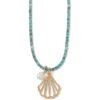 Calypso Shell Heishi Necklace