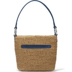 Cherie Straw Shoulderbag 8 Cherie Straw Shoulderbag -Brighton cherie straw shoulderbag wheat french blue 2
