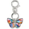 Colormix Butterfly Handbag Fob -Brighton colormix butterfly handbag fob silver multi 0
