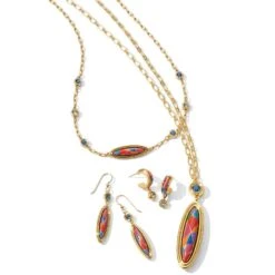 Colormix Jewel Short Necklace -Brighton colormix jewel short necklace gold multi 2