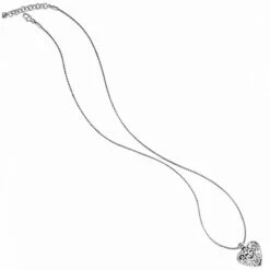 Contempo Heart Badge Clip Necklace -Brighton contempo heart badge clip necklace silver 2 1c7fc7f1 d6b3 4918 bf00 52073230fef1
