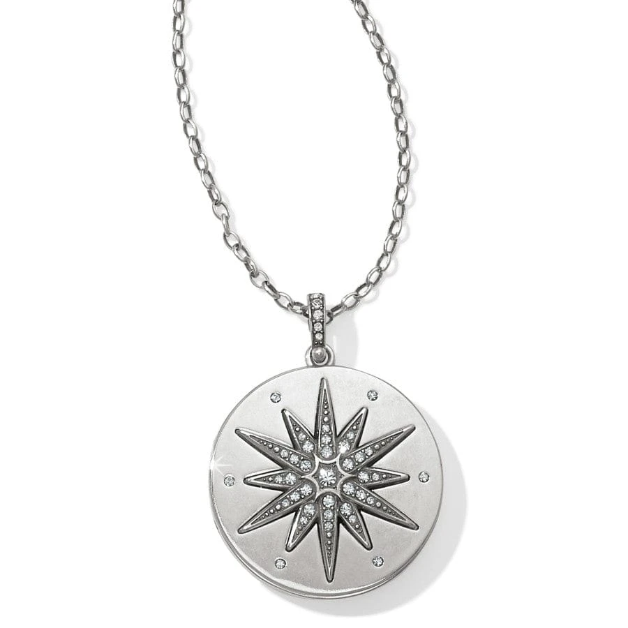 Contempo Ice Starburst Convertible Locket Necklace 3 Contempo Ice Starburst Convertible Locket Necklace
