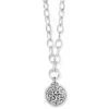 Contempo Medallion Charm Necklace 1 Contempo Medallion Charm Necklace -Brighton contempo medallion charm necklace silver 0