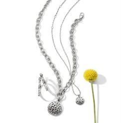 Contempo Medallion Charm Necklace -Brighton contempo medallion charm necklace silver 2