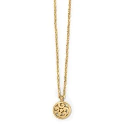 Contempo Medallion Petite Necklace -Brighton contempo medallion petite necklace gold 0