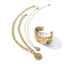 Contempo Medallion Petite Necklace -Brighton contempo medallion petite necklace gold 3