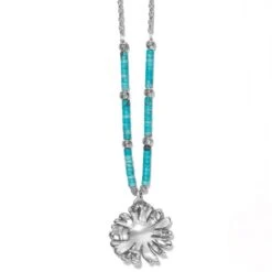 Brighton -Brighton daisy dee turquoise necklace silver turquoise 1