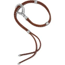 Brighton -Brighton double barrel braid belt brown 1