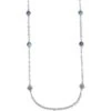 Elora Gems Sky Long Necklace -Brighton elora gems sky long necklace silver blue 0 7bf3cf2a df0d 46bf 8126 4798799d49a0