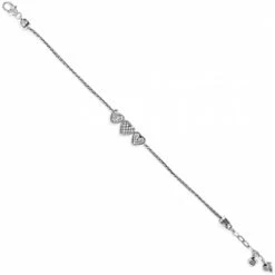 Enchanted Hearts Anklet 7 Enchanted Hearts Anklet -Brighton enchanted hearts anklet silver 2