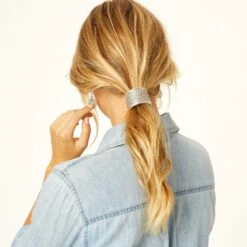 Ferrara Ponytail Holder -Brighton ferrara ponytail holder silver 1 358f3c6d aba9 4563 ae3f a2b680f71c90