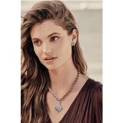 Ferrara Virtue Winged Heart Statement Necklace -Brighton ferrara virtue winged heart statement necklace silver gold 3 d5c87425 a30a 49dd 951a c50920d1dd43