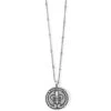 Fleur De Lis Small Coin Necklace 2 Fleur De Lis Small Coin Necklace -Brighton fleur de lis small coin necklace silver 0
