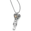 Floating Heart Badge Clip Necklace -Brighton floating heart badge clip necklace silver gold 0 bbf2e715 be5b 41d8 8545 27504f0f8ec7