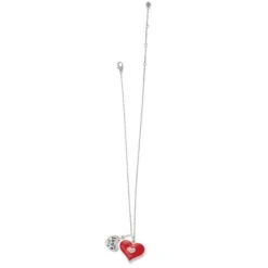 Forever Be Loved Necklace -Brighton forever be loved necklace silver red 2