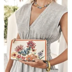 French Garden Embroidered Pouch -Brighton french garden embroidered pouch multi 3 a96e0eba 37ab 4e4c 832f ddb57b449492