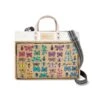 Happy Wings East West Burlap Tote -Brighton happy wings east west burlap tote multi 0