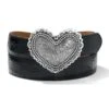 Heart Of Silver Belt 1 Heart Of Silver Belt -Brighton heart of silver belt black 0