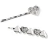 Hearts Ablaze Bobby Pins -Brighton hearts ablaze bobby pins silver 0