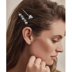Hearts Ablaze Bobby Pins -Brighton hearts ablaze bobby pins silver 3