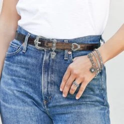 Hearts Reversible Belt 11 Hearts Reversible Belt -Brighton hearts reversible belt black chocolate 4