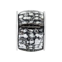 Ice Cube Bead -Brighton ice cube bead black 2