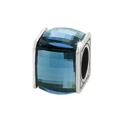 Ice Cube Bead -Brighton ice cube bead silver blue 2