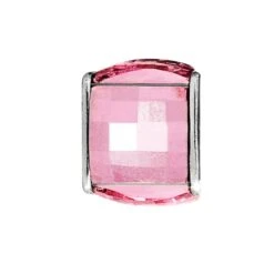 Ice Cube Bead -Brighton ice cube bead silver rose 0