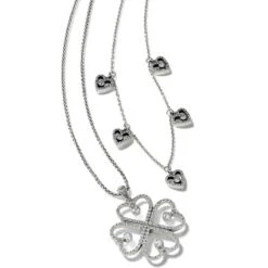 Illumina Mirrored Hearts Necklace -Brighton illumina mirrored hearts necklace silver 2