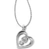 Infinity Sparkle Petite Heart Necklace -Brighton infinity sparkle petite heart necklace silver 0 8b136d70 7323 435f 87c7 c549615ab55d