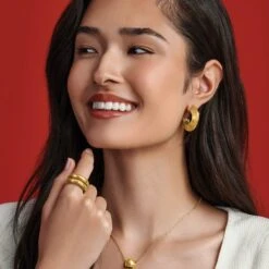 Inner Circle Double Ring -Brighton inner circle double ring gold 6