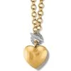 Inner Circle Heart Toggle Necklace 2 Inner Circle Heart Toggle Necklace -Brighton inner circle heart toggle necklace silver gold 0