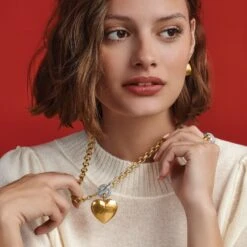 Inner Circle Heart Toggle Necklace -Brighton inner circle heart toggle necklace silver gold 4