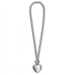 Inner Circle Heart Toggle Necklace -Brighton inner circle heart toggle necklace silver 1