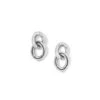 Interlok Chain Post Drop Earrings 1 Interlok Chain Post Drop Earrings -Brighton interlok chain post drop earrings silver 0