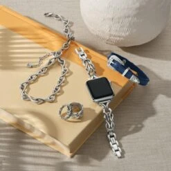 Interlok Harmony Watch Band 8 Interlok Harmony Watch Band -Brighton interlok harmony watch band silver 2