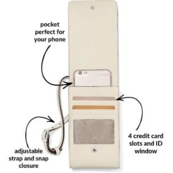 Interlok Phone Organizer -Brighton interlok phone organizer white 1