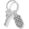Interlok Woven Key Fob -Brighton interlok woven key fob silver 0 c3529f04 8f90 4ad3 9cee 2675c58672c1