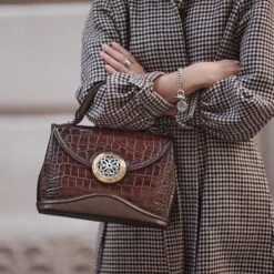 Klara Medium Satchel -Brighton klara medium satchel chocolate 3 a55cda83 6aab 4e41 bcf5 eb97dd20d8b9