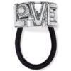 Love Me Tender Pony Tail Holder -Brighton love me tender pony tail holder silver 0 daf4a340 a51e 4de2 8a1e 0a5a563c8589