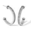 Meridian Zenith Medium Hoop Earrings -Brighton meridian zenith medium hoop earrings silver 0 2881f2d2 958f 4256 9e76 e3afba8c3473