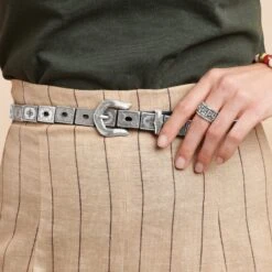 Mosaica Tile Belt -Brighton mosaica tile belt black 4